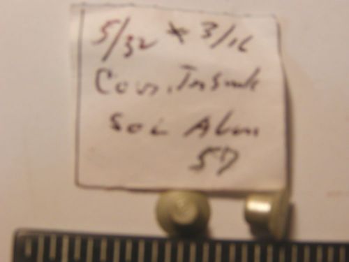ALUMINUN SOLID RIVET 5/32&#034; [.156] COUNTERSUNK SOLD 1 PACK PER LENGTH