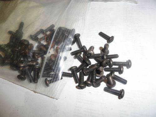 10-32 X 5/8&#034; Stainless Black Oxide Phillips Head Screws, MS51958-64B