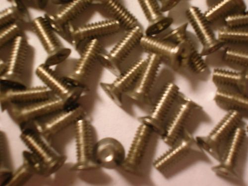 2 LB COUNTERSUNK PHILIP HEAD MACHINE SCREWS 3-48 X 1/4&#034;,[5/64 .078  DRILL SIZE