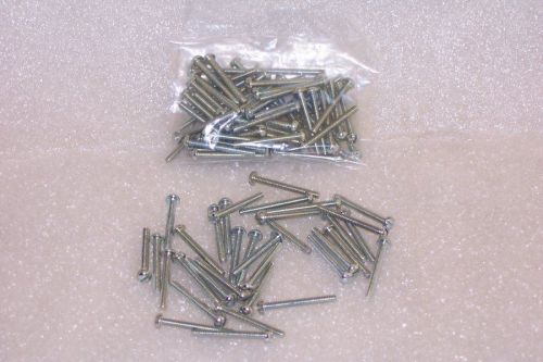 100pcs #4-40 UNC Round Head Slotted Machine Screws 1&#034; Length #4-40x1&#034; 227492X100