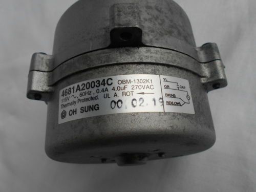 OH SUNG 115V Electric Motor OBM-1302K1 – TZSupplies.com