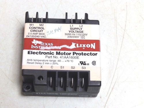 Copeland Texas Instruments Klixon Electronic Motor Protector 41AA1600E FREE SHIP