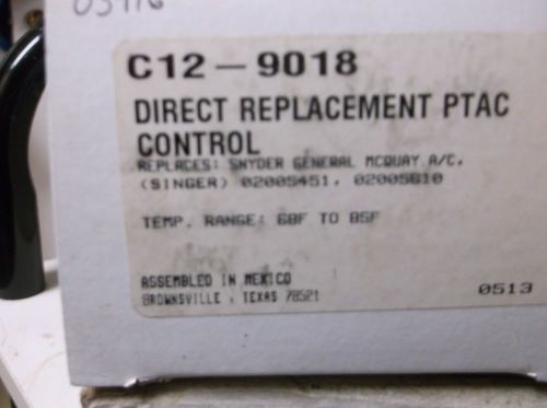 Ranco C12-9018 A/C Heating &amp; Cooling Control Heat &amp; Cool NEW