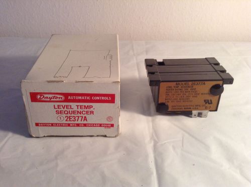 Dayton Level Temperature Sequencer 2E377A NOS