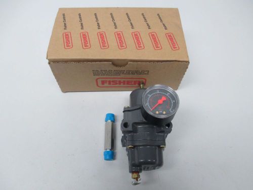 NEW FISHER FS-67CFR-235 0-35PSI 250PSI 1/4 IN NPT PNEUMATIC REGULATOR D268726