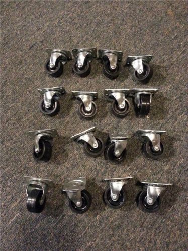 Brand New 1.5&#034; Swivel Casters - 16pcs