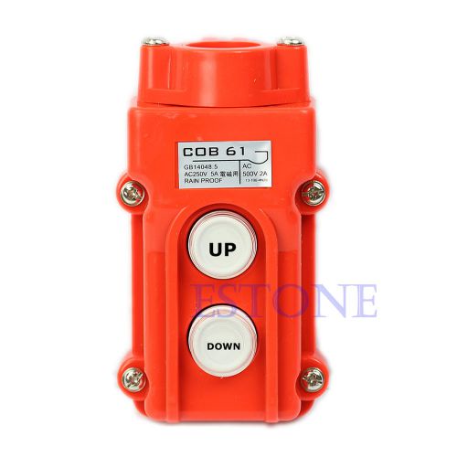 Hoist Crane Rain Proof  Pendant Pushbutton Switch Up-Down Heavy Duty