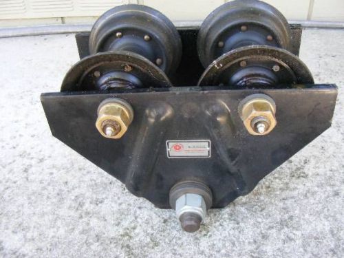 Gardner Denver 1 TON A-13472 OVERHEAD I-BEAM USA HOIST PUSH ROLLER TROLLEY