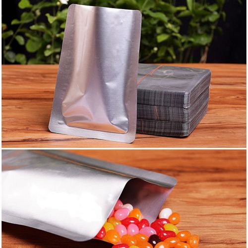 100 pcs aluminum foil bags vacuum sealers 4.7&#039;&#039; x 6.7&#039;&#039; for sale