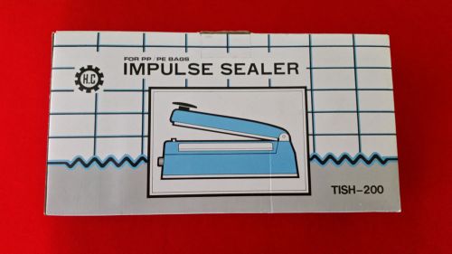 HC TISH 200 Impulse Sealer NIB