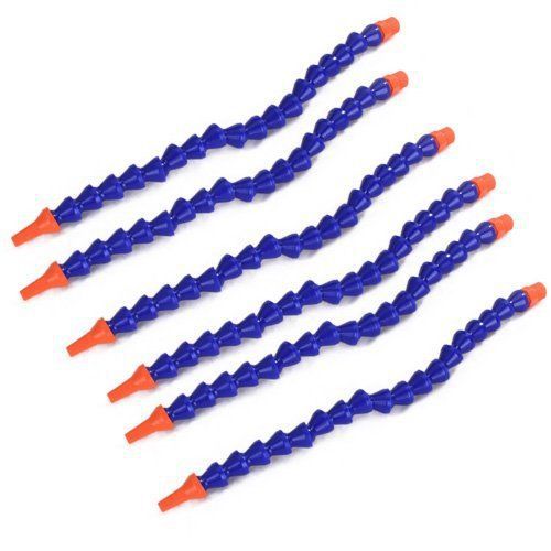 6 x Plastic Flexible Water Oil Coolant Pipe Hose