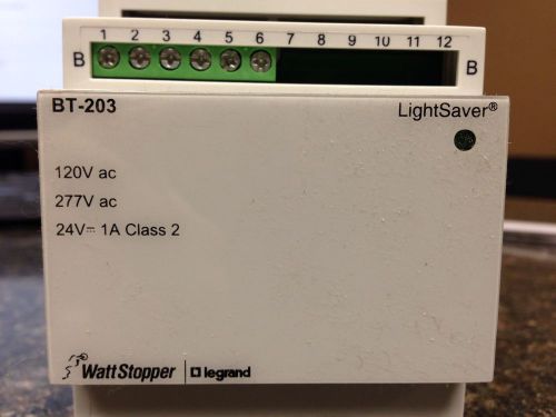 WATT STOPPER BT-203 OCCUPANCY SENSOR LIGHTSAVER POWER SUPPLY