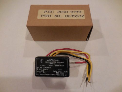 Simplex 2098-9739 Fire Alarm Relay NEW IN BOX