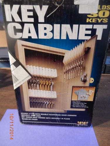 MMF Lockable Key Cabinet 201903003 Holds 30 Keys New!