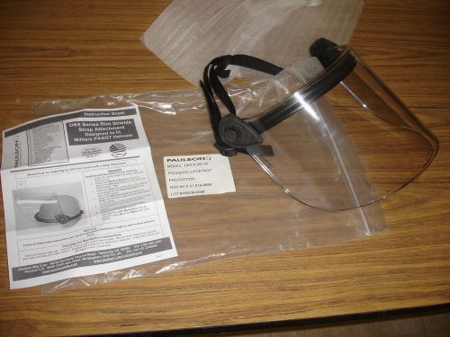 NEW USGI INDUSTRIAL RIOT FACE SHIELD DK5-X.250AF PASGT POLICE CROWD CONTROL