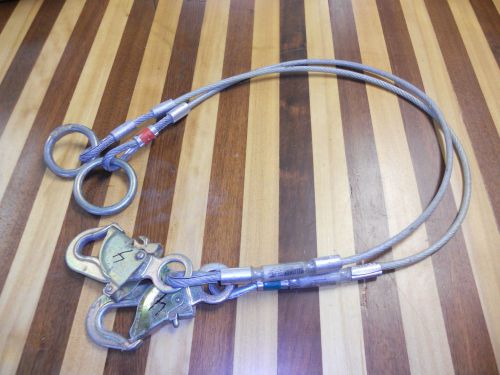 TWO (2) Lanyard Ctd Cable Locking Sn/O Ring 4Ft