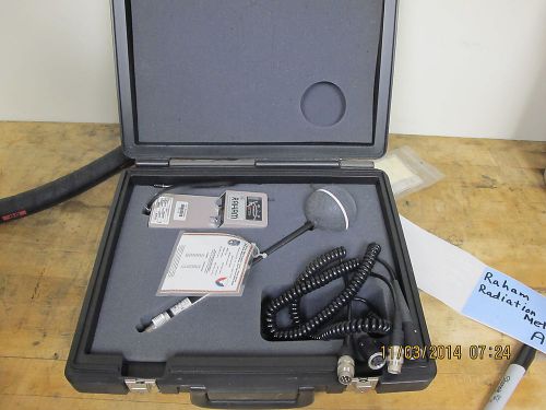 GENERAL MICROWAVE RAHAM 481B 3 RADIATION HAZARD METER WITH 83B PROBE UN-TESTED