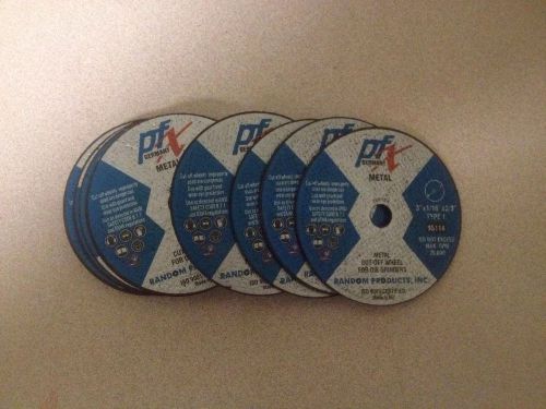 Pfx Cut Off Wheel (15 Pieces) 3&#034; X 1/16&#034; X 3/8&#034; Type 1 (95114)