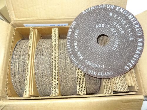 21 ea klingspor 8&#034; x 1/16&#034; x 1-1/6&#034; a60sb sk cut off sanding discs wheels 61409 for sale