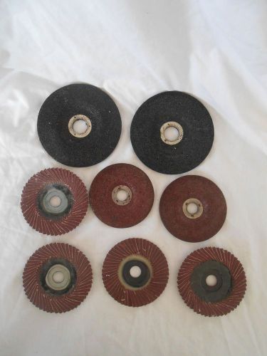 Set of 8 Assort Grinding Wheels Lot