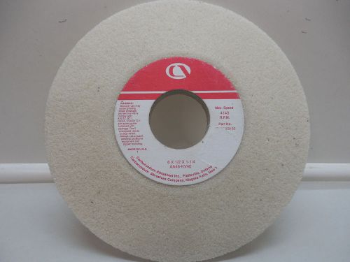 Carborundum abrasives cup grinding wheel 6&#034;x1/2&#034;x1-1/4&#034; aa46-kv40 rpm 4140 for sale