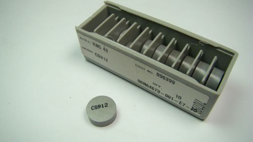 RTW Ceramic Turning Inserts RNG-43 CS912 Qty 10 [1529a]