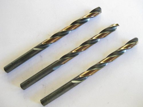 3PCS NEW VIKING SIZE LETTER K BLACK &amp; GOLD PREMIUM JOBBER DRILL BIT  USA MADE