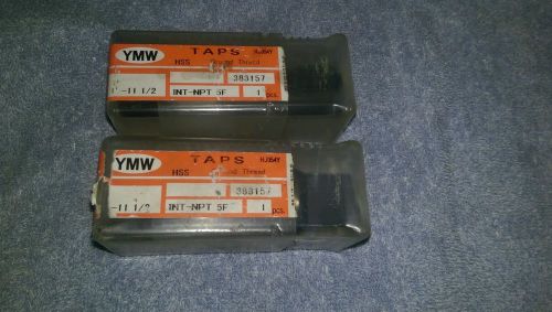 YMW 2 Taps 11 1/2 NPT HSS