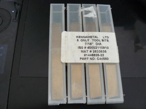 Kennametal tool blanks 7/16 4 bits square lathe cutting milling boring cobalt