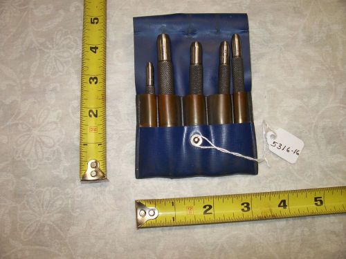 Center Punches Set, Vintage Brown &amp; Sharpe Center Punch, Set of (5), USA