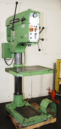 27&#034; Swg 4.6HP Spdl Alzmetal AV4SV DRILL PRESS, Vari-Speed, Power Down Feed, T-Sl