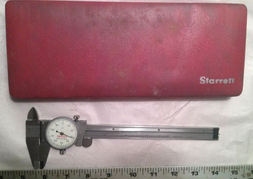 MACHINIST LATHE TOOL STARRETT #120 DIAL CALIPER .001&#034; UNUSED IN ORIGINAL BOX