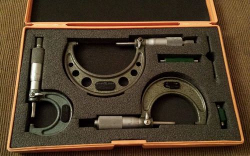 MITUTOYO MICROMETERS 0-3&#034;