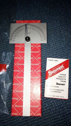 STARRETT C183 SQUARE 6&#034; PROTRACTOR