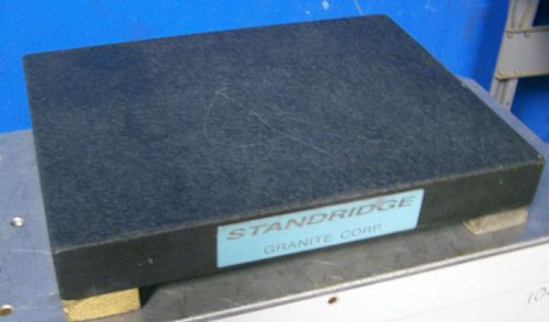 STANDRIDGE GRANITE SURFACE / INSPECTION PLATE 24&#034;x18&#034; GRADE B 3&#034; THICK