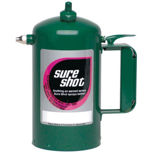 SURE SHOT Sprayer Steel Interior,Green Exterior Container Size: 32 oz.