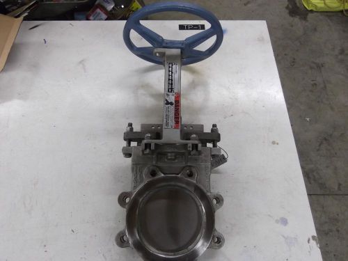 Dezurik 6&#034; stainless steel knife gate valve ss for sale