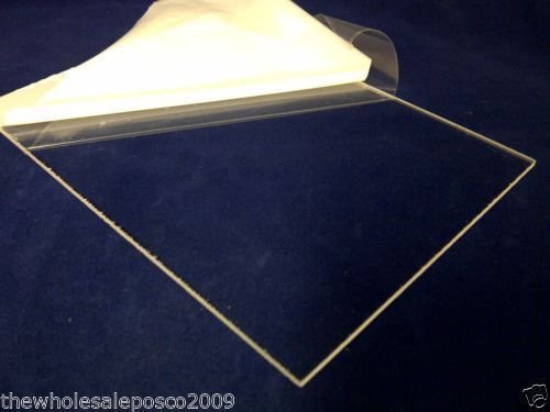 2 x 2mm Thick Crystal Clear Plastic Perspex Acrylic Plexiglass A4 Rigid Sheets