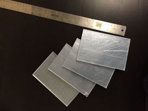 Acrylic Mirror Sheet  1/4&#034; x 4&#034; x 6&#034; Lot of 4 Sheets