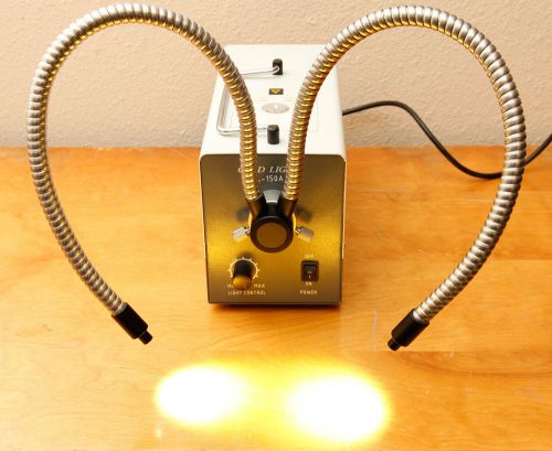 150W EKE cold fiber optic light with dual gooseneck light guide (L-150A / A12CY)