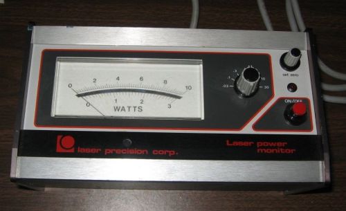 LASER PRECISION CORP. MODEL RT-30N LASER POWER METER