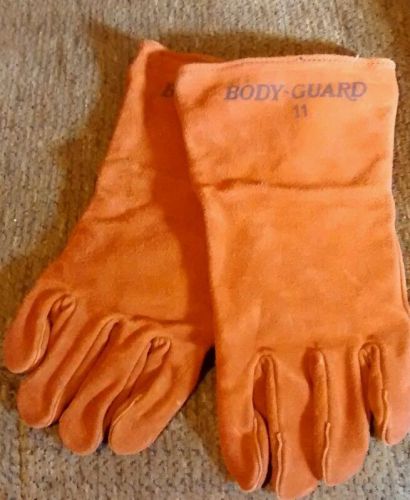 Cowhide welding gloves  ( l / xl ) leather work gloves  (new) for sale