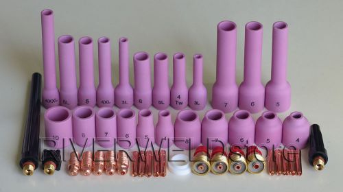 TIG Gas Lens Collet Body Assorted Size Fit TIG Welding Torch SR WP9 20 25,46PK