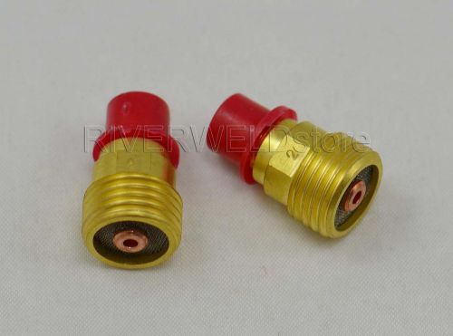 45V43M 5/64&#034; 2.0mm Gas Lens Collet Body, TIG Welding Torch 9 20 24 25 Series,2PK