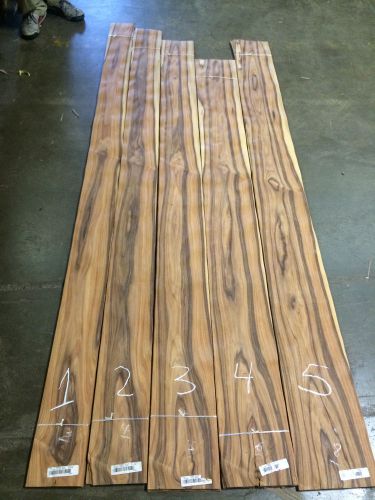 Wood veneer santos rosewood lot 120pcs total &#034;exotic&#034; lot1-5 for sale