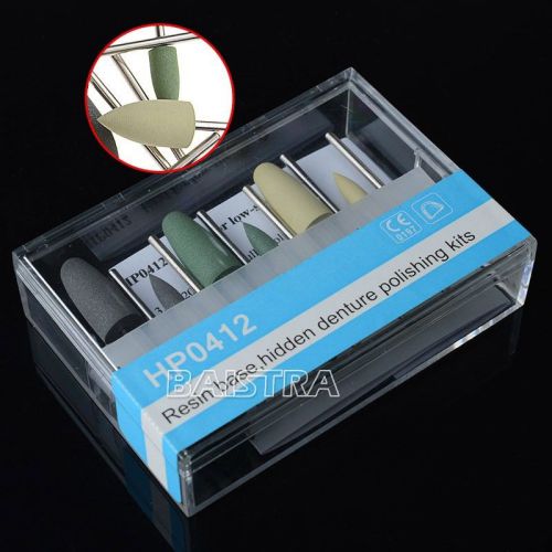 Dental resin base hidden denture polishing kits hp0412 for low-speed handpiece for sale