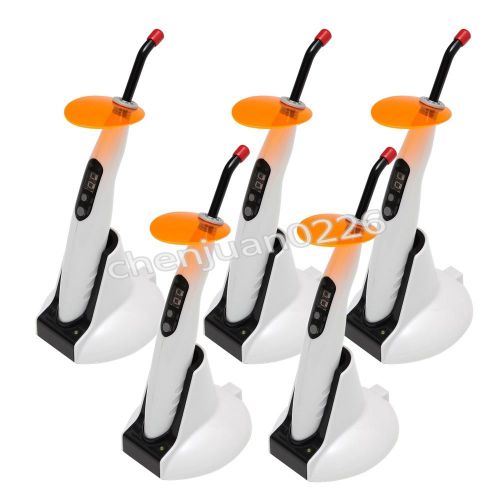 5 pcs LED-B style Dental Wireless Cordless LED Curing Cure Light Lamp Blue light