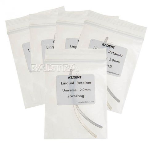 10 Packs Dental Orthodontic Universal Lingual Retainer Mesh Base