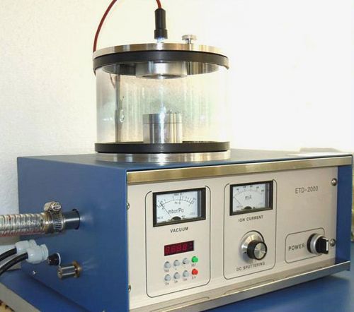 Mini Plasma Sputtering Coater with Vacuum Pump &amp; Gold Target