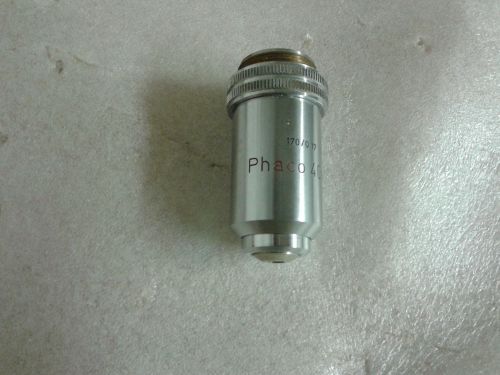 Leitz Wetzlar Phaco 40\0.65 Objective for Microscope